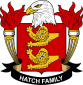 Coat of arms used by the Hatch family in the United States of America