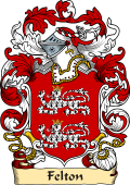 English or Welsh Family Coat of Arms (v.23) for Felton (1620)