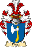 v.23 Coat of Family Arms from Germany for Plaga