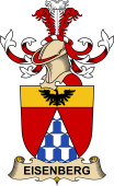 Republic of Austria Coat of Arms for Eisenberg