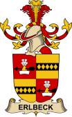 Republic of Austria Coat of Arms for Erlbeck