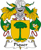 Spanish Coat of Arms for Piquer