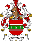 German Wappen Coat of Arms for Lesemann