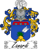 Araldica Italiana Coat of arms used by the Italian family Zanardi