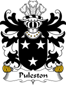 Welsh Coat of Arms for Puleston (of Emral, Worthenbury, Denbighshire)