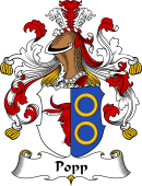 German Wappen Coat of Arms for Popp