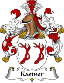 German Wappen Coat of Arms for Kastner