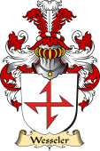 v.23 Coat of Family Arms from Germany for Wesseler