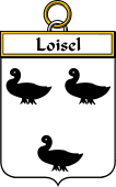 French Coat of Arms Badge for Loisel