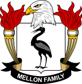 Coat of arms used by the Mellon family in the United States of America