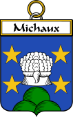 French Coat of Arms Badge for Michaux