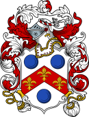 English or Welsh Coat of Arms for Baskerville (ref Berry)