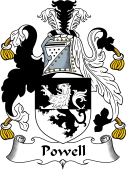 English Coat of Arms for Powell (Wales)