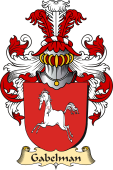 v.23 Coat of Family Arms from Germany for Gabelman