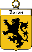 French Coat of Arms Badge for Baron
