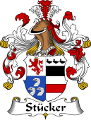 German Wappen Coat of Arms for Stücker