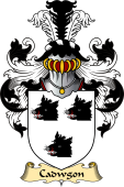 Welsh Family Coat of Arms (v.23) for Cadwgon (AB ELYSTAN GLODRYDD)