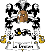 Coat of Arms from France for Le Breton (Breton Le)