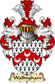 English Coat of Arms (v.23) for the family Wallingham