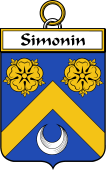 French Coat of Arms Badge for Simonin
