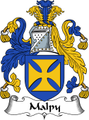 English Coat of Arms for the family Malpy