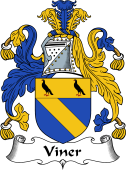 English Coat of Arms for Viner or Vyner