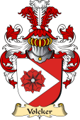 v.23 Coat of Family Arms from Germany for Volcker