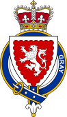 Families of Britain Coat of Arms Badge for: Gray (Scotland)