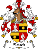 German Wappen Coat of Arms for Fleisch