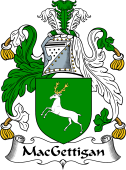 Irish Coat of Arms for MacGettigan or Ettigan