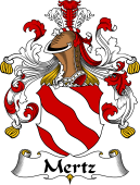 German Wappen Coat of Arms for Mertz