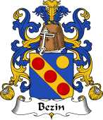 Coat of Arms from France for Bezin
