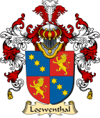 German Coat of Arms (v.25b) Loewenthal