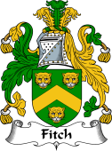 English Coat of Arms for the family Fitch