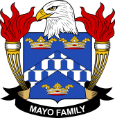 Coat of arms used by the Mayo family in the United States of America