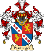 German Coat of Arms (v.25b) Poschinger