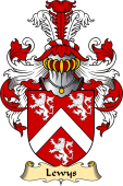 Welsh Family Coat of Arms (v.23) for Lewys (of Bodedern, Llifon, Anglesey)