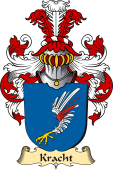 v.23 Coat of Family Arms from Germany for Kracht