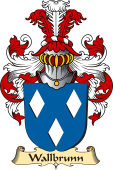 v.23 Coat of Family Arms from Germany for Wallbrunn