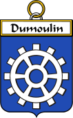 French Coat of Arms Badge for Dumoulin