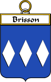 French Coat of Arms Badge for Brisson