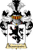 French Family Coat of Arms (v.23) for Beaurepair (e)