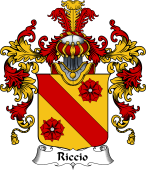 Italian Family Coat of Arms (v.25b) Riccio