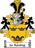 Dutch Coat of Arms for de Koning