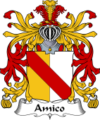 Italian Coat of Arms for Amico