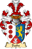v.23 Coat of Family Arms from Germany for Dathe
