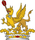 Family crest from Ireland for Bladen