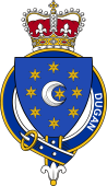 Families of Britain Coat of Arms Badge for: Dugan or Duggan (Ireland)