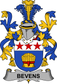Irish Coat of Arms for Bevens