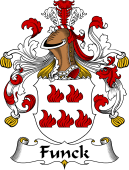 German Wappen Coat of Arms for Funck